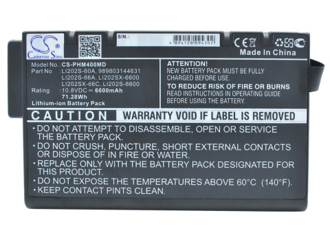 Bateria do AeroTrak Dust Monitor, TSI 6530-02, TSI 8240, TSI 9130, TSI 9130-02, TSI 9310-01, TSI 9310-02, TSI 9350, TSI 9350-01