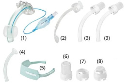 8.0 RURKA TRACHEOSTOMIJNA KAN Z MANKIETEM - ZESTAW I