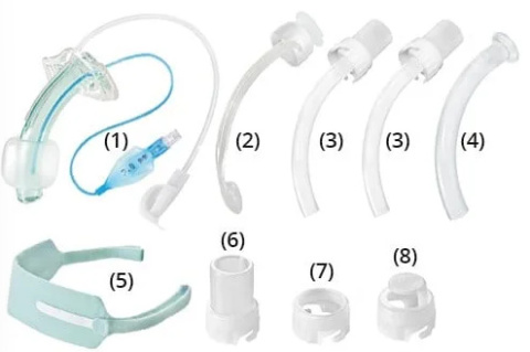 8.0 RURKA TRACHEOSTOMIJNA KAN Z ODSYSANIEM ZNAD MANKIETU - ZESTAW