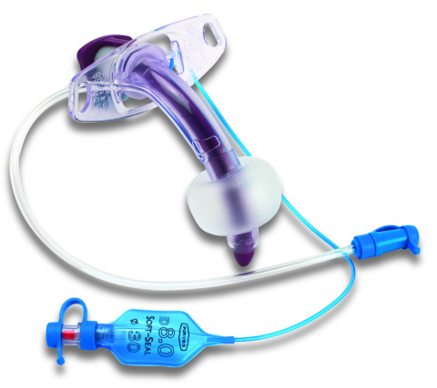 Rurka tracheostomijna Blue Line Ultra Suctionaid z mankietem Soft-Seal rozm. 10 ​​​​​​​